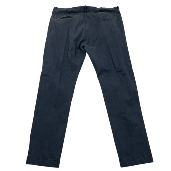 J.Crew Men's Driggs Pants Size 36x32 Flex Chino Classic Straight Flat Front Navy - Picture 2 of 12